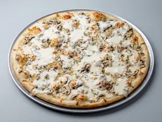 Funghi e quattro formaggi - 1/4 teglia