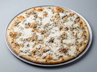 Funghi e quattro formaggi - 1/4 teglia