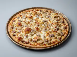 Salsiccia, funghi champignon - 1/4 teglia