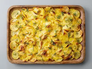 Patate julienne e rosmarino - 1/2 teglia