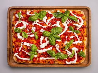 Pomodorini e stracciatella - 1/2 teglia