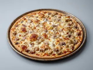 Salsiccia, funghi champignon - teglia intera