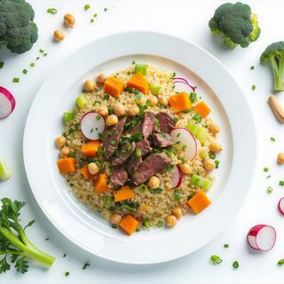 Couscous manzo e verdura