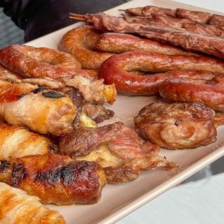 MENÙ GRIGLIATA( 1 grigliata mista, 1 zampina e 2 bevande )