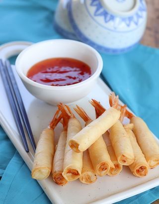 510. Gamberi fritti con sfoglia