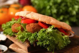 Panino falafel