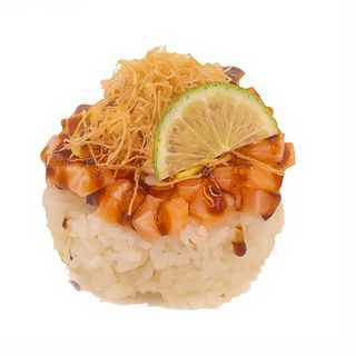 chirashi sakè avocado