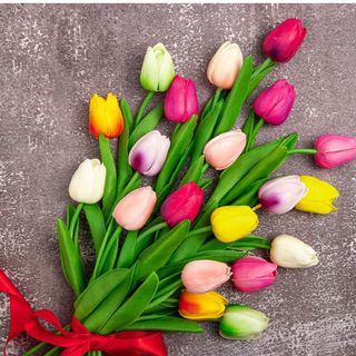 Bouquet di tulipani misto