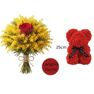 Bouquet di Mimosa E Roses Toy