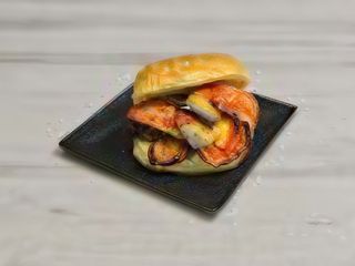 Panino con melanzane involtino