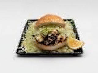 Panino con zucchinette alla griglia