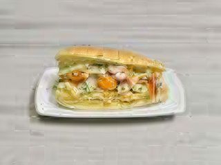 Panino insalata di mare