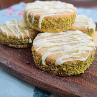 Alfajor Artigianale al Pistacchio & Dulce de Leche