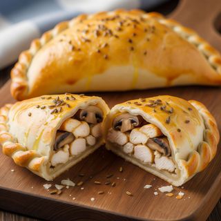 Empanada de Pollo y Champiñones