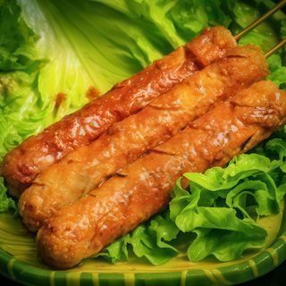 Spiedino con würstel