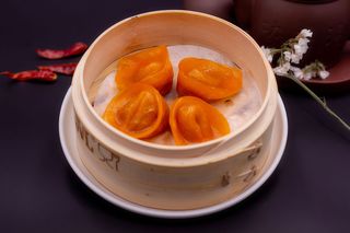 Ravioli con carne di maiale alla brace/叉烧饺