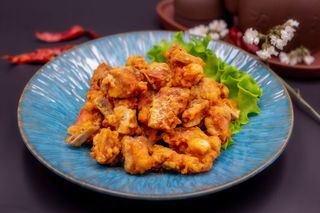 Spuntature di maiale sale e pepe/椒盐排骨