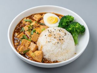 riso con toufu brasato/红烧豆腐盖饭