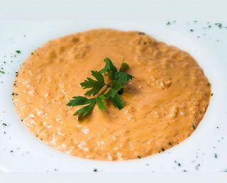 Risotto alla crema di scampi