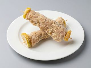 panino con spiedino di pollo al limone