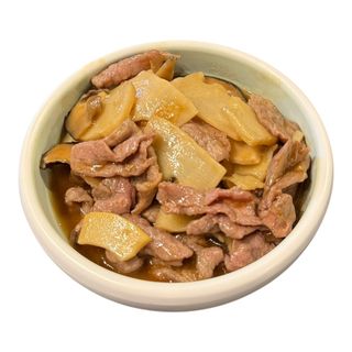 199-Manzo con bambu e funghi