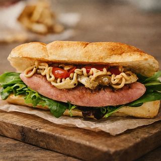 Hot dog toscano