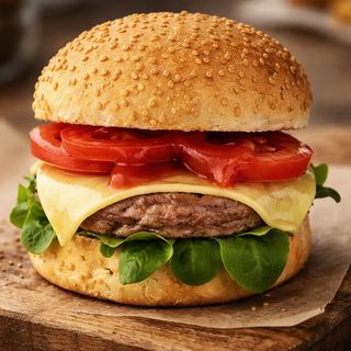 Cheeseburger di chianina classico