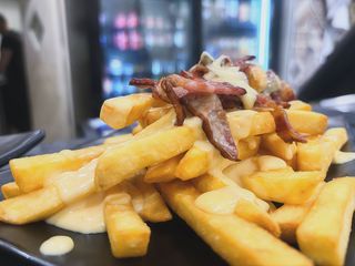 Patacheese con bacon