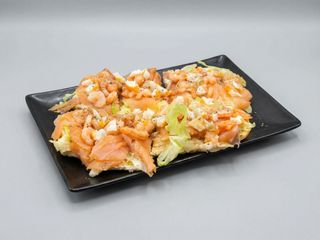 Bruschetta al salmone