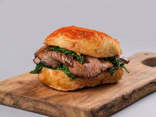 panino con carne di manzo 