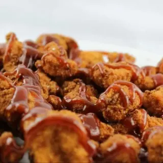 Straccetti di pollp in bbq