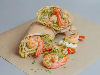 Burrito de camarones