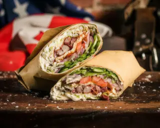 Vegetarian burrito