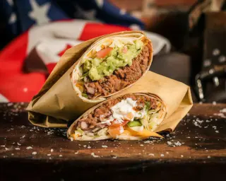Steak burrito