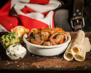 Cube roll fajitas