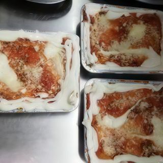 Lasagne - una porzione