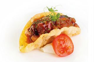 27. Tacos ebi tempura spicy un pezzo