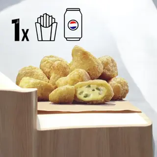 Chili cheese nuggets - menù