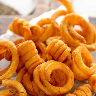 Curly chips