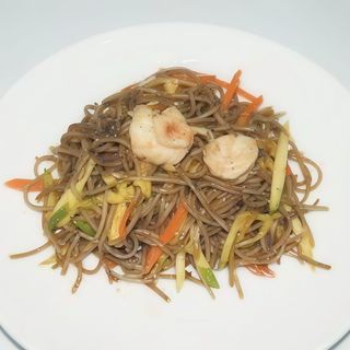 Spaghetti soba gamberi 246