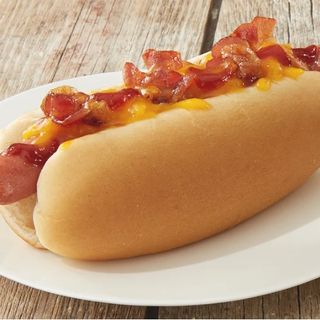  Cheese bacon hot dog