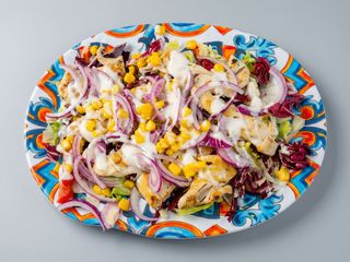 4 Lattuga, pollo grigliato