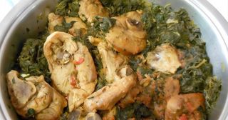 Agnello e spinaci
