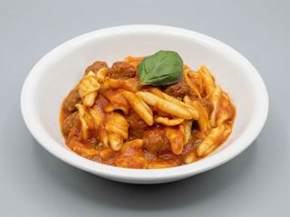 Maritati pugliesi con polpettine di manzo al sugo