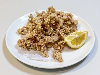 Mini fritto di calamaretti spillo