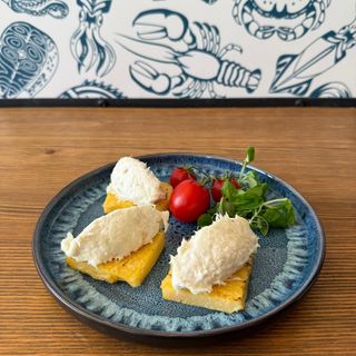 Polenta con Baccalà Mantecato