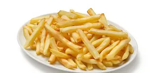 Patate fritte in vaschetta media