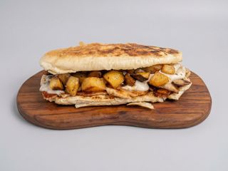 Porchetta, provola e patate al forno