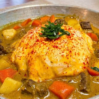 Riso Al Curry Con Pollo Fritto Coreano