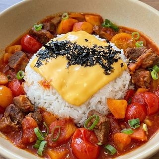 Riso Con Manzo Al Pomodoro